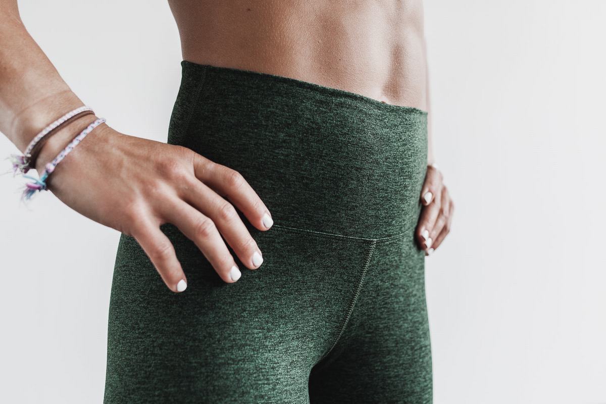 Leggings Nobull High-Rise 7/8 Tight Matte Femme Vert | WK9203815
