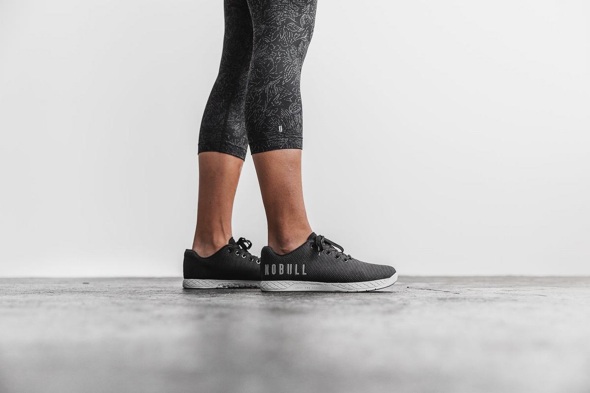 Leggings Nobull High-Rise Crop Femme Grise | JB0984123