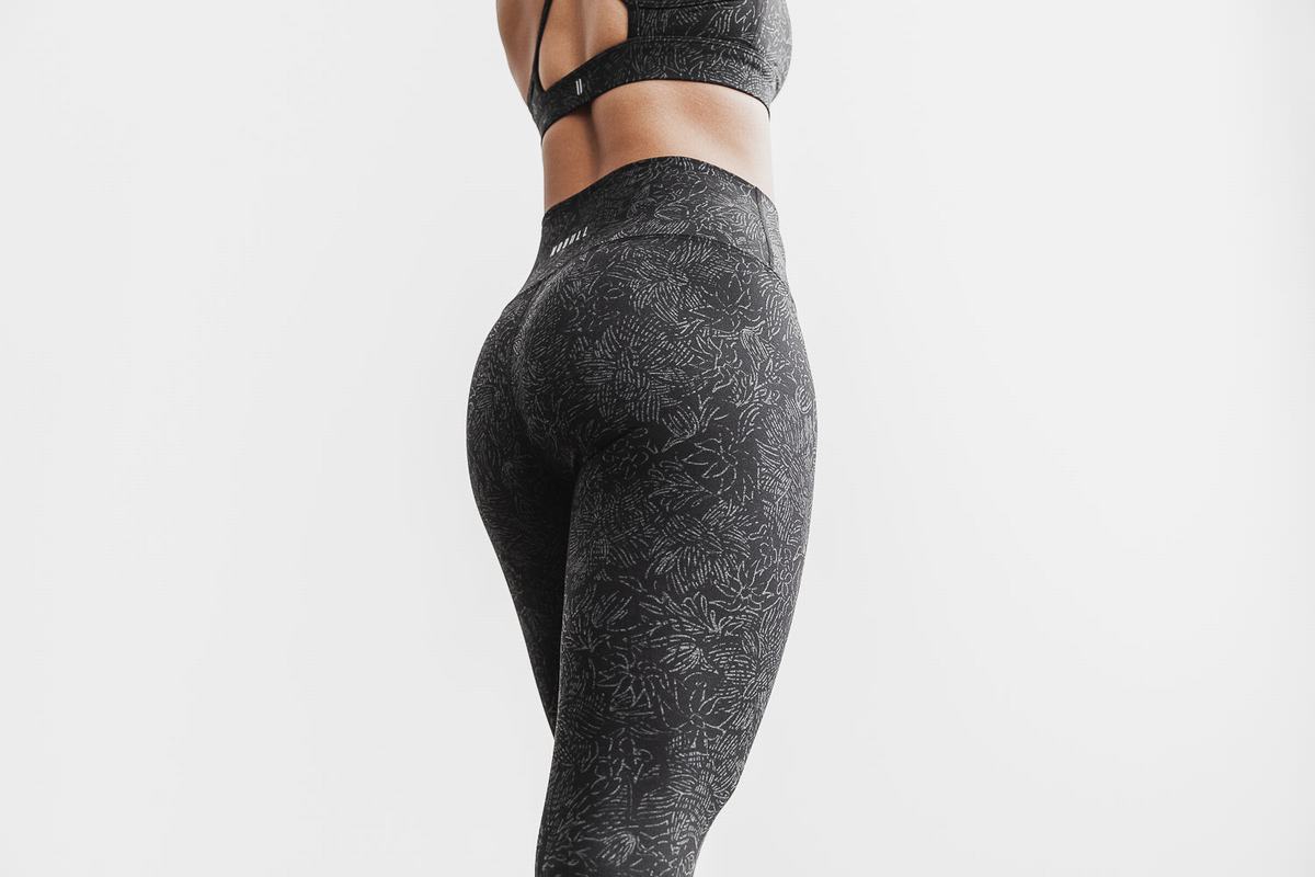 Leggings Nobull High-Rise Crop Femme Grise | JB0984123
