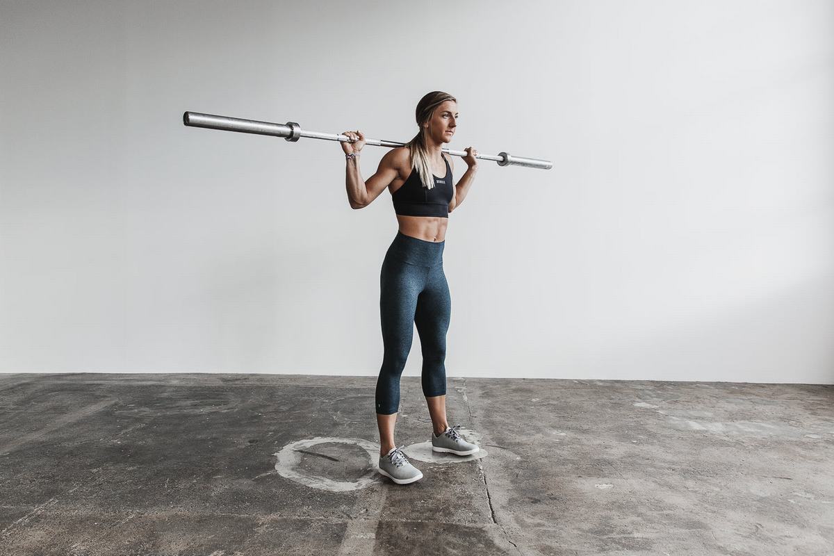 Leggings Nobull High-Rise Crop Matte Femme Bleu Foncé | ZL4928317