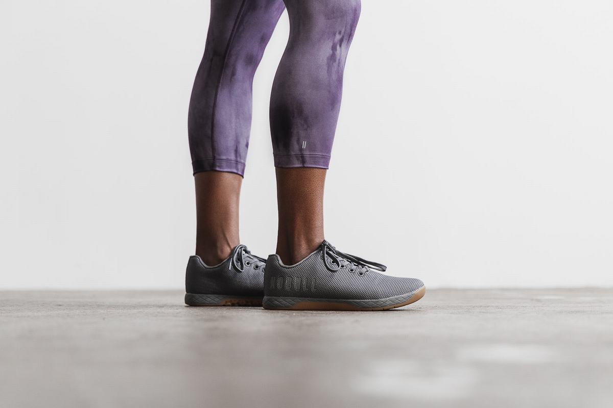 Leggings Nobull High-Rise Crop Tie-Dye Femme Violette | UK0348761