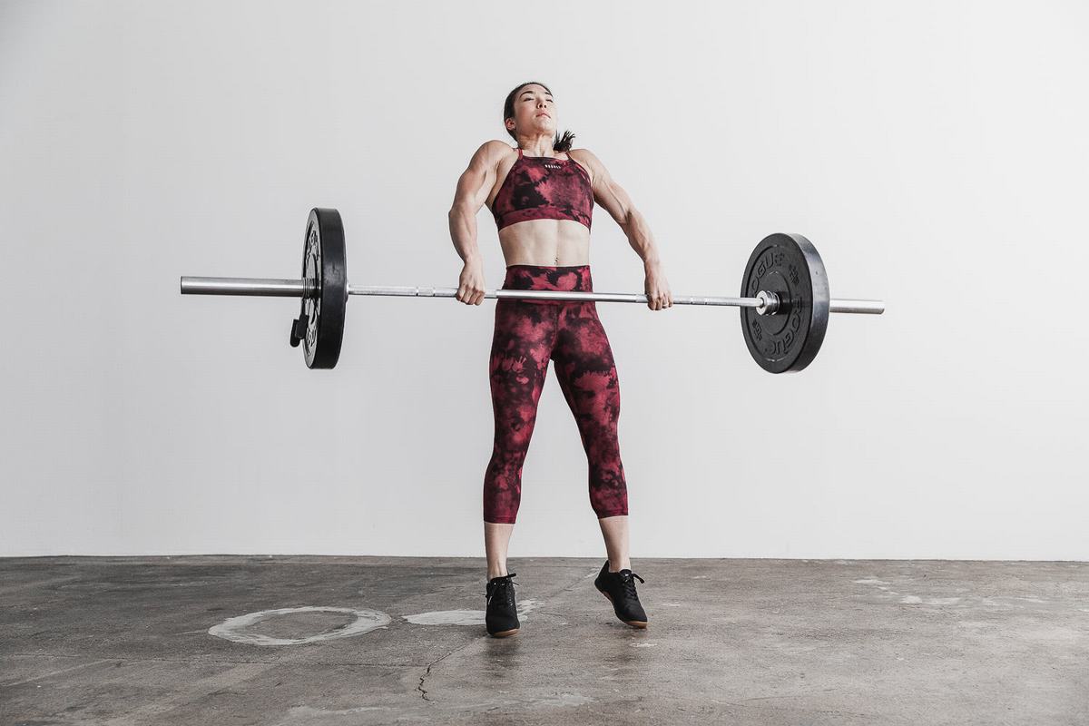 Leggings Nobull High-Rise Crop Tie-Dye Femme Orange Noir | YR7510384