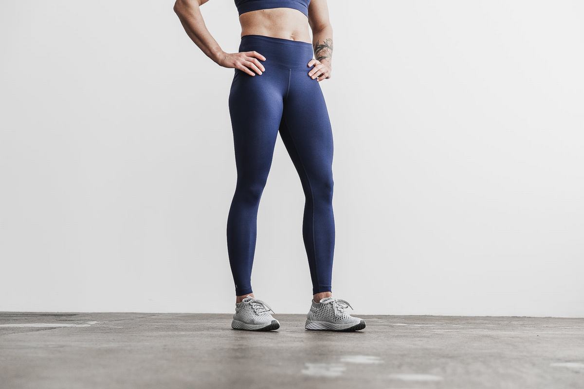 Leggings Nobull High-Rise Tight Femme Bleu Marine | KR8514326