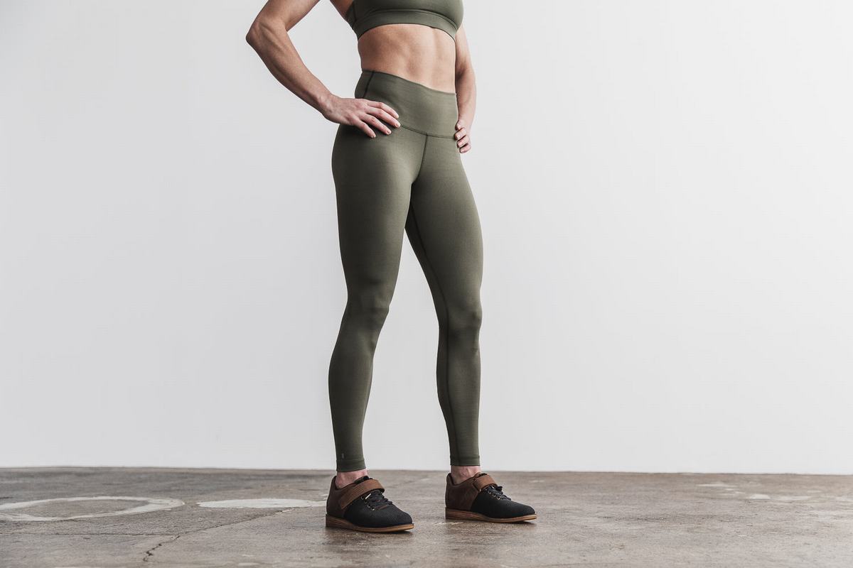Leggings Nobull High-Rise Tight Femme Vert | WP6375891