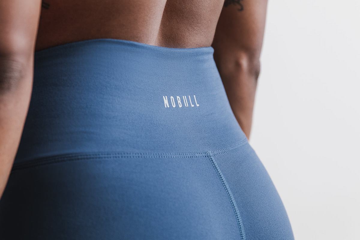 Leggings Nobull High-Rise Tight Matte Femme Bleu | GT4830179