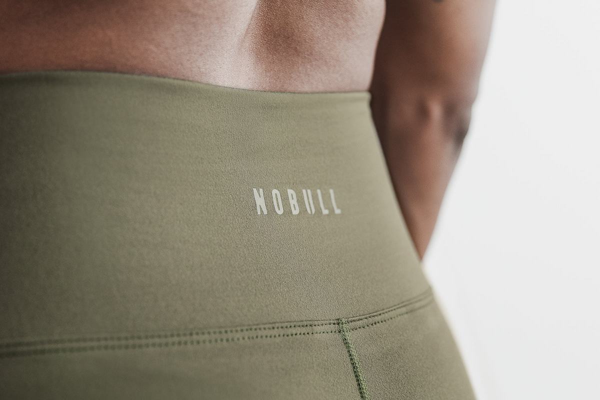 Leggings Nobull High-Rise Tight Matte Femme Vert | KZ9763580