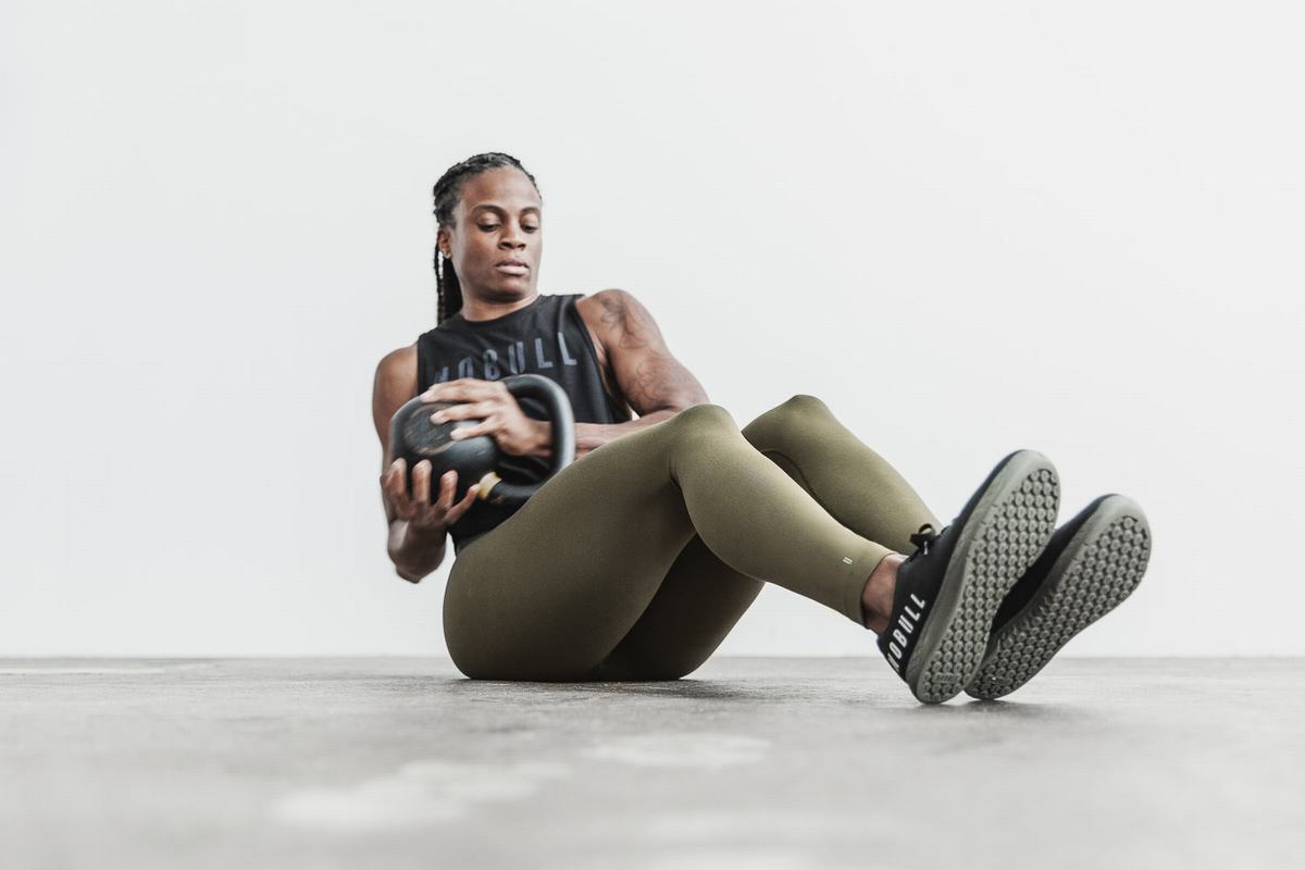 Leggings Nobull High-Rise Tight Matte Femme Vert | KZ9763580