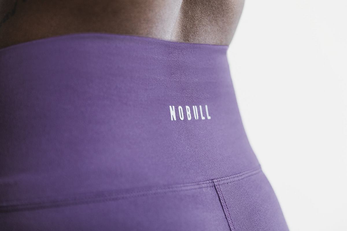 Leggings Nobull High-Rise Tight Matte Femme Violette | VP6895407