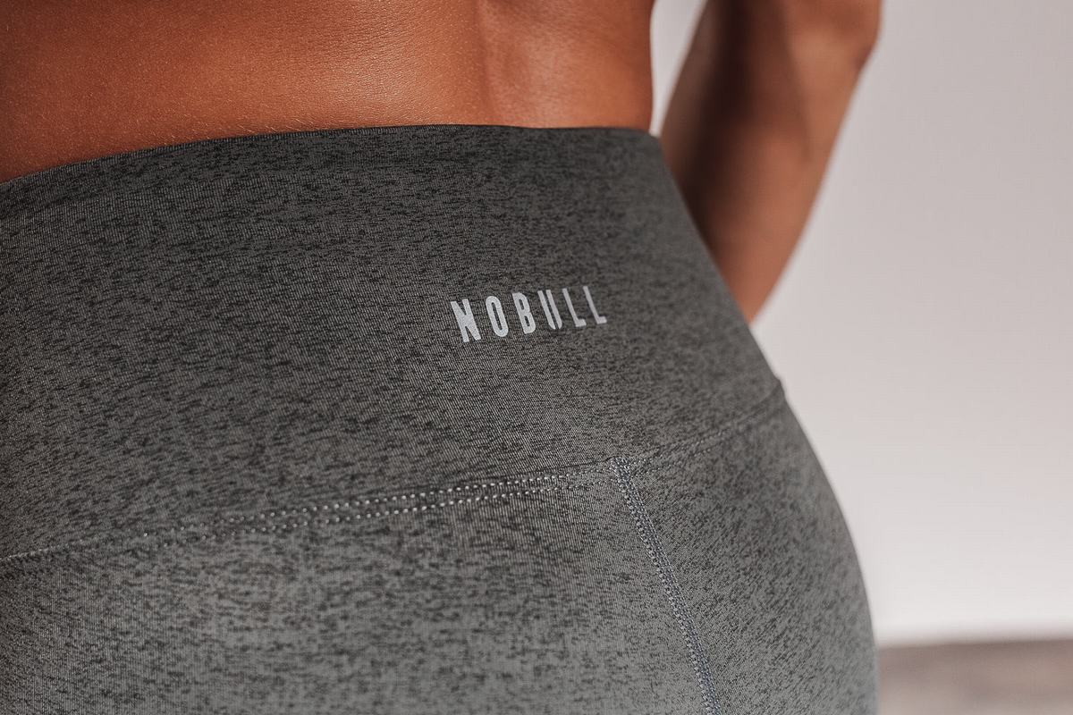 Leggings Nobull High-Rise Tight Plush Heather Femme Grise | CR8175692