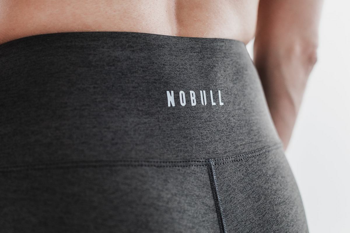 Leggings Nobull High-Rise Tight Plush Heather Femme Noir | DI9160452