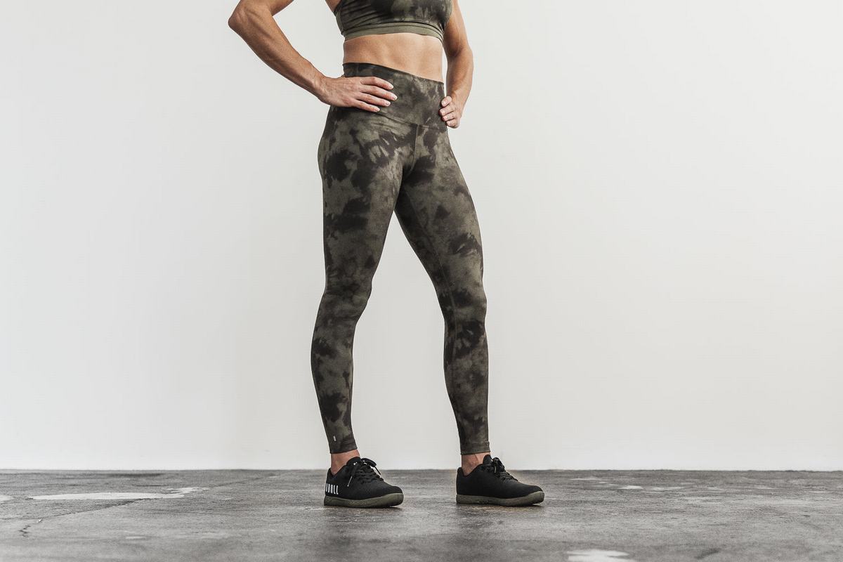 Leggings Nobull High-Rise Tight Tie-Dye Femme Grise Foncé | PJ8092173