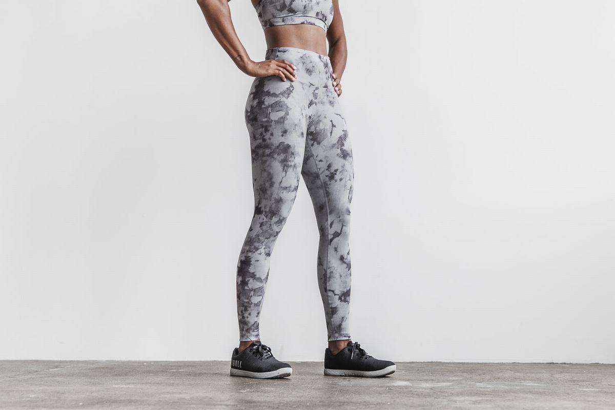 Leggings Nobull High-Rise Tight Tie-Dye Femme Noir | TR3174598