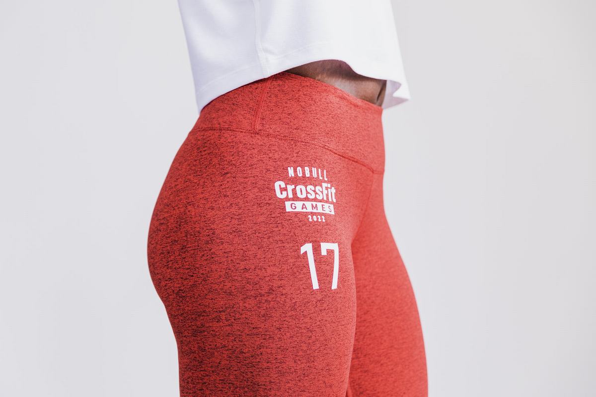 Leggings Nobull Mid-Rise Tight Toomey Femme Rouge | ZT9520781