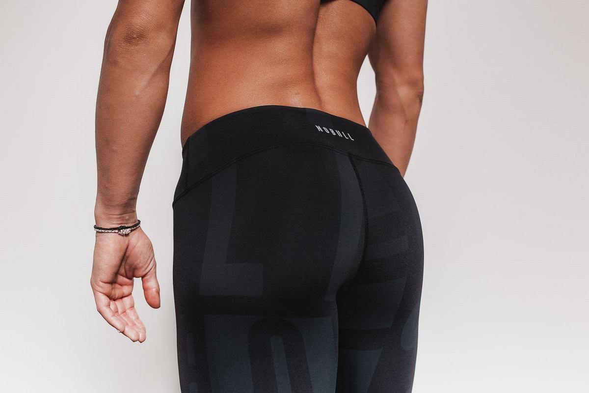 Leggings Nobull Tight Femme Noir | NL1039586