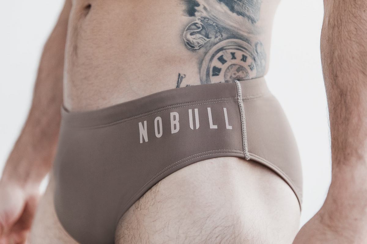 Nage Nobull Swim Brief Homme Marron | JA1527608