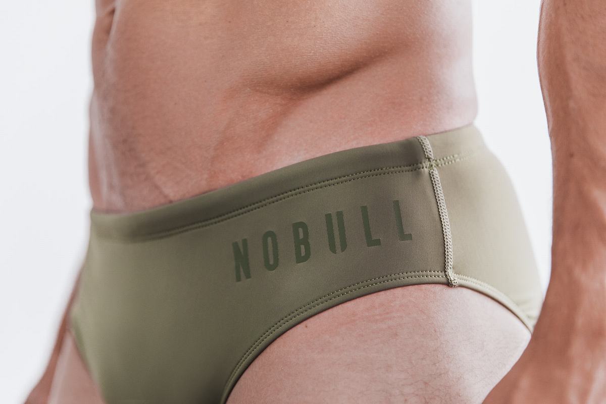 Nage Nobull Swim Brief Homme Vert | QX9438065