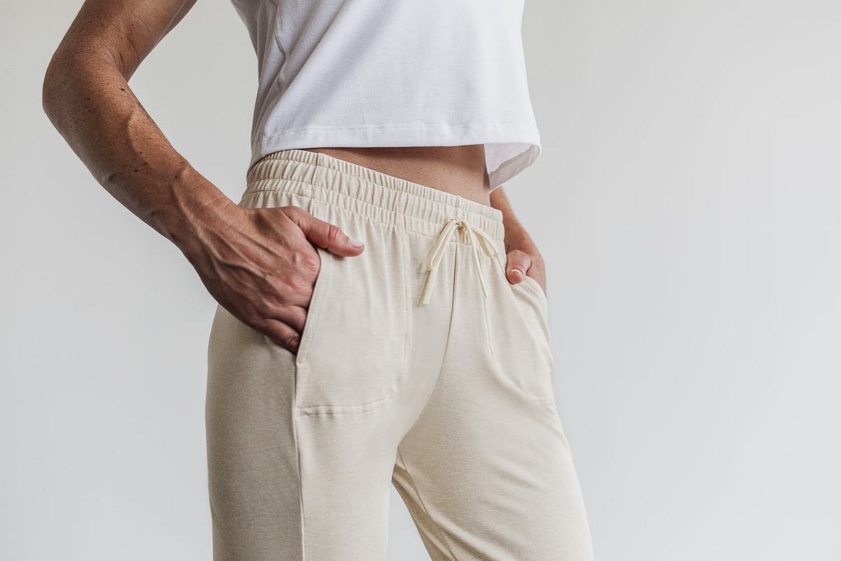 Pantalon Jogging Nobull Femme Blanche | CV9457063
