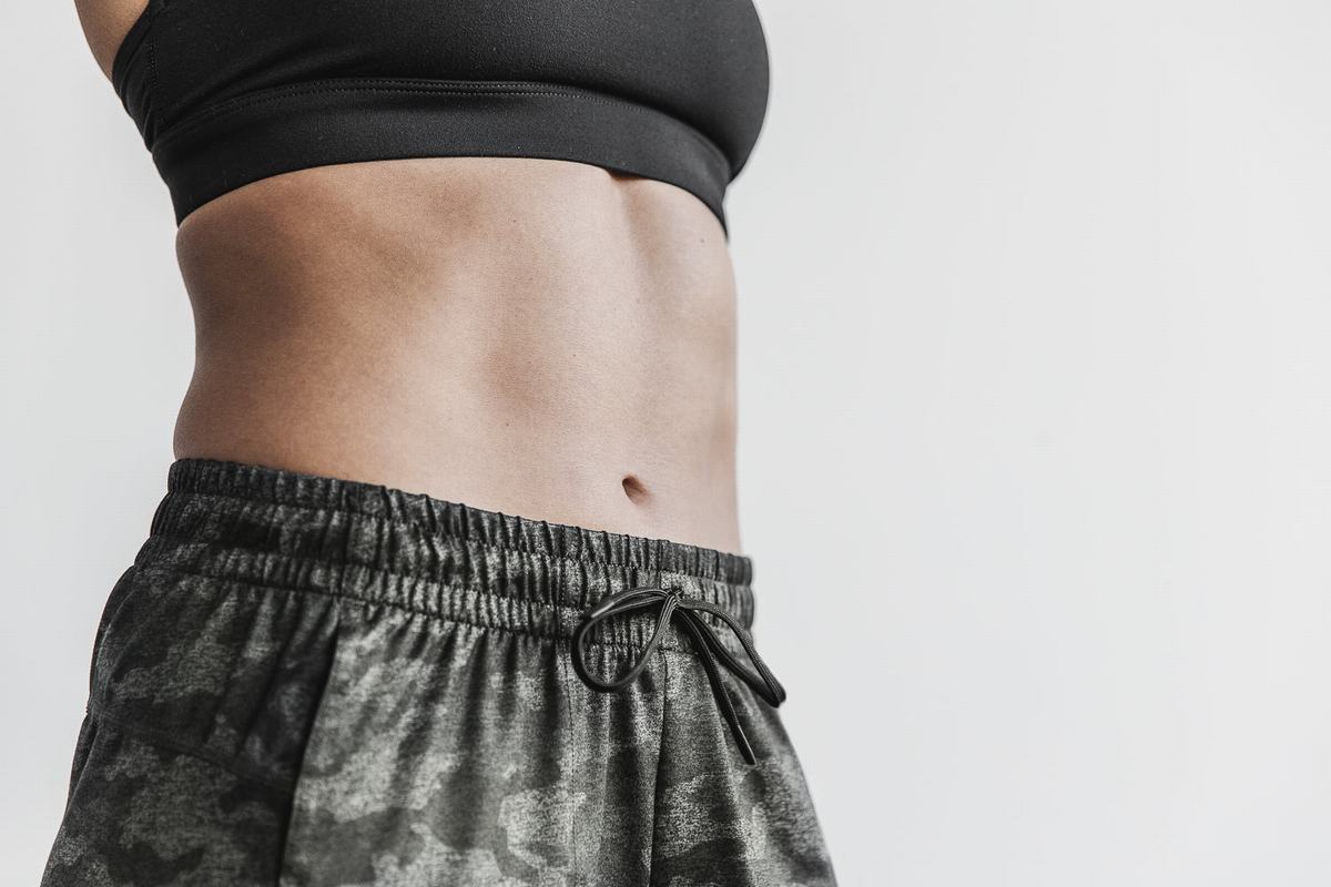 Pantalon Jogging Nobull Femme Grise Camouflage | OB6751043
