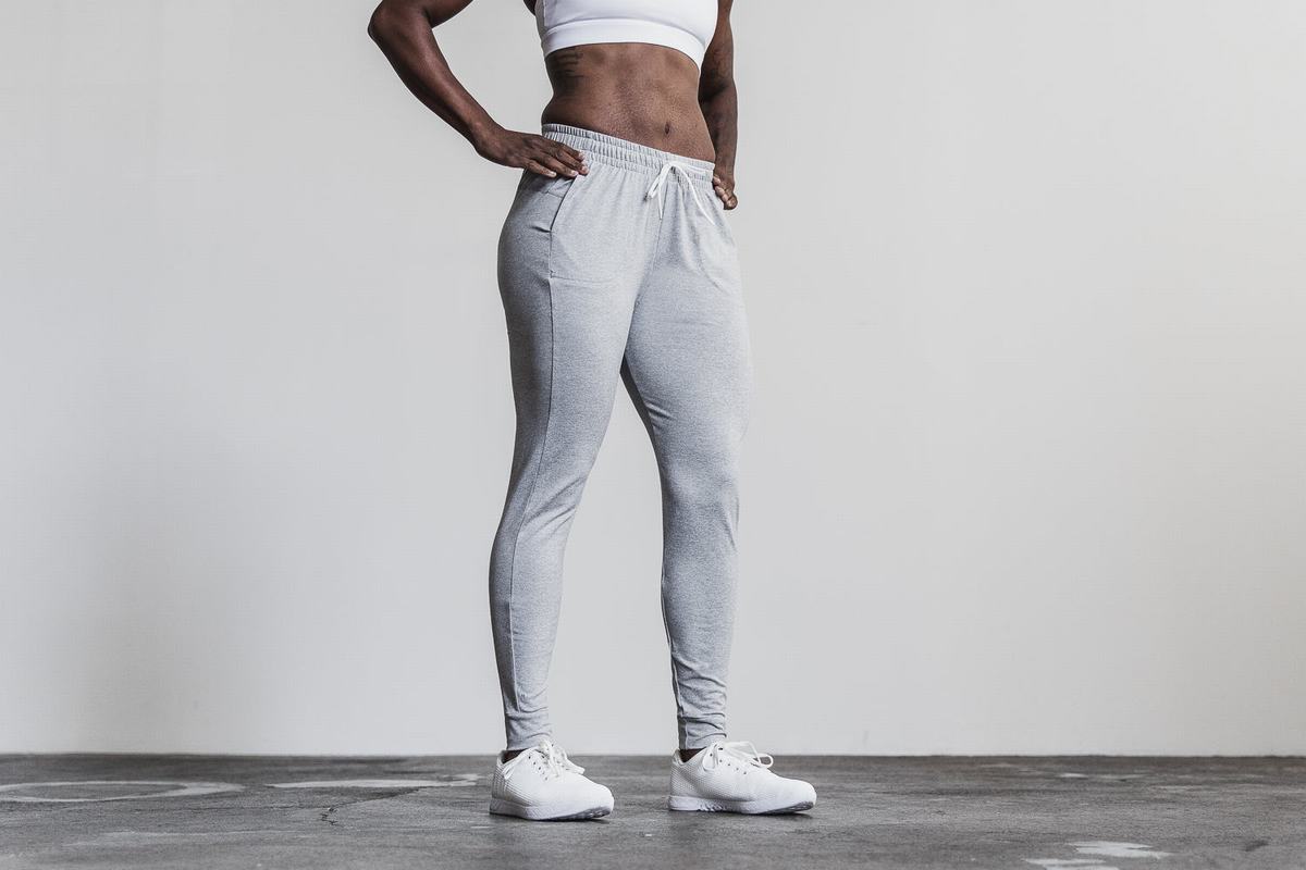 Pantalon Jogging Nobull Femme Grise Clair | KZ8024935