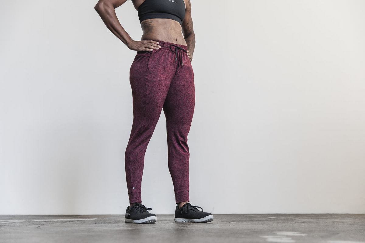Pantalon Jogging Nobull Femme Rouge Foncé | GF5813720