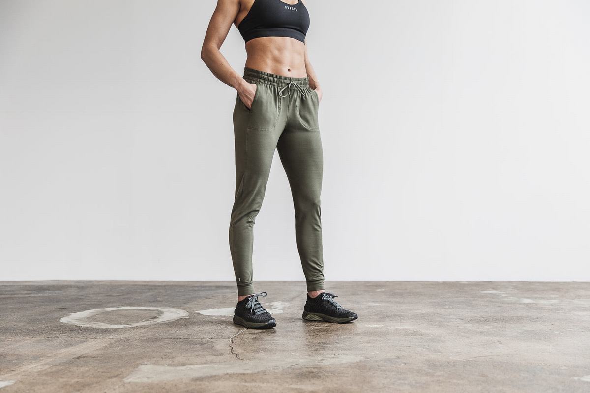Pantalon Jogging Nobull Femme Vert | HC8569310