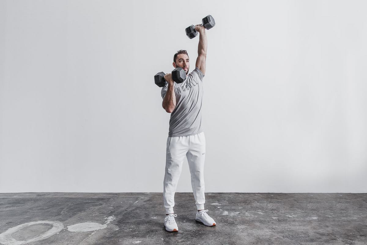 Pantalon Jogging Nobull Homme Blanche | YF7162048