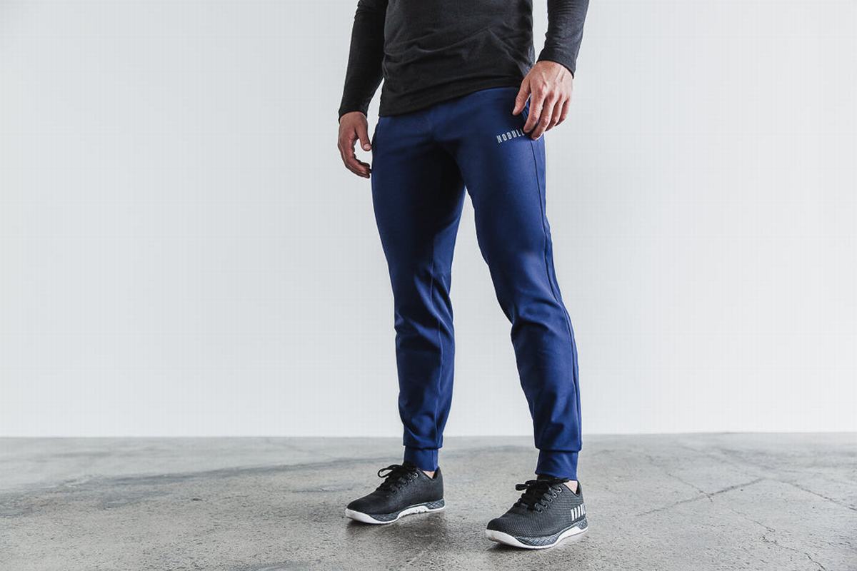 Pantalon Jogging Nobull Homme Bleu Marine | OE1549206