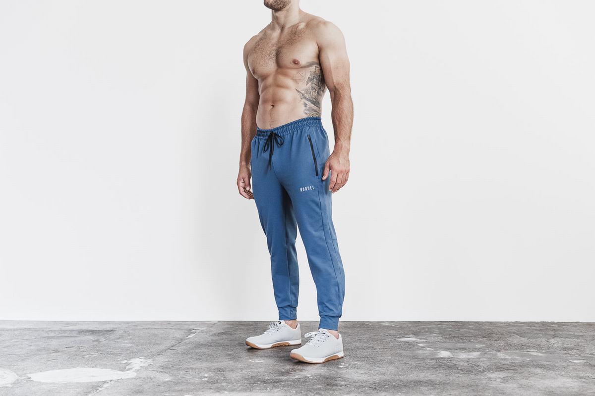 Pantalon Jogging Nobull Homme Bleu | RA5190243