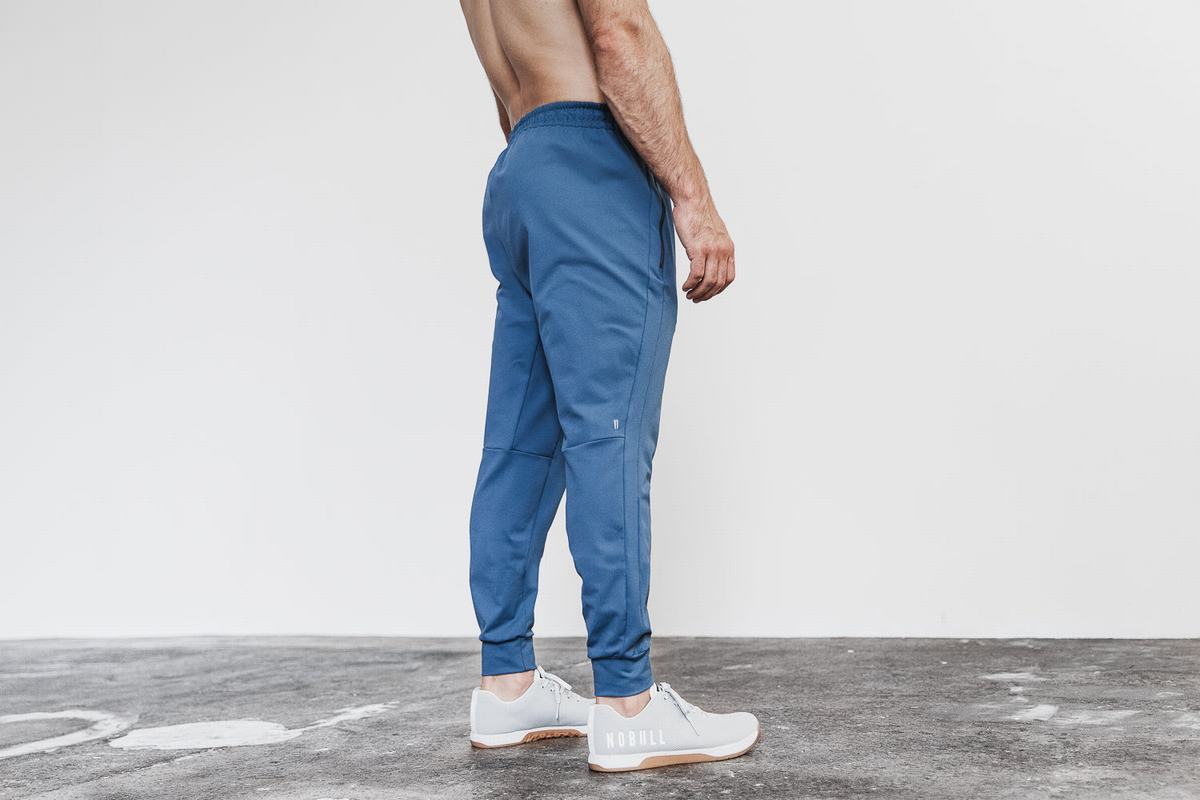 Pantalon Jogging Nobull Homme Bleu | RA5190243