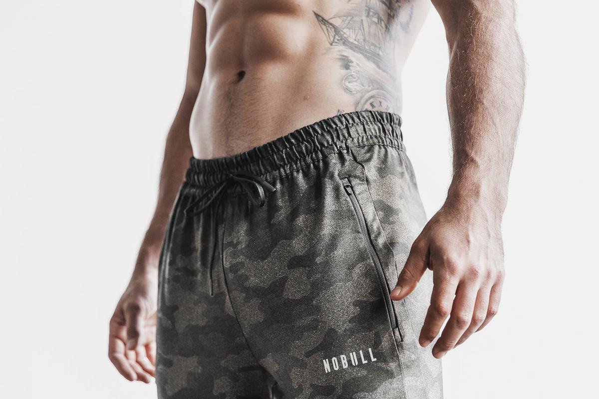Pantalon Jogging Nobull Homme Grise Camouflage | NS2457016