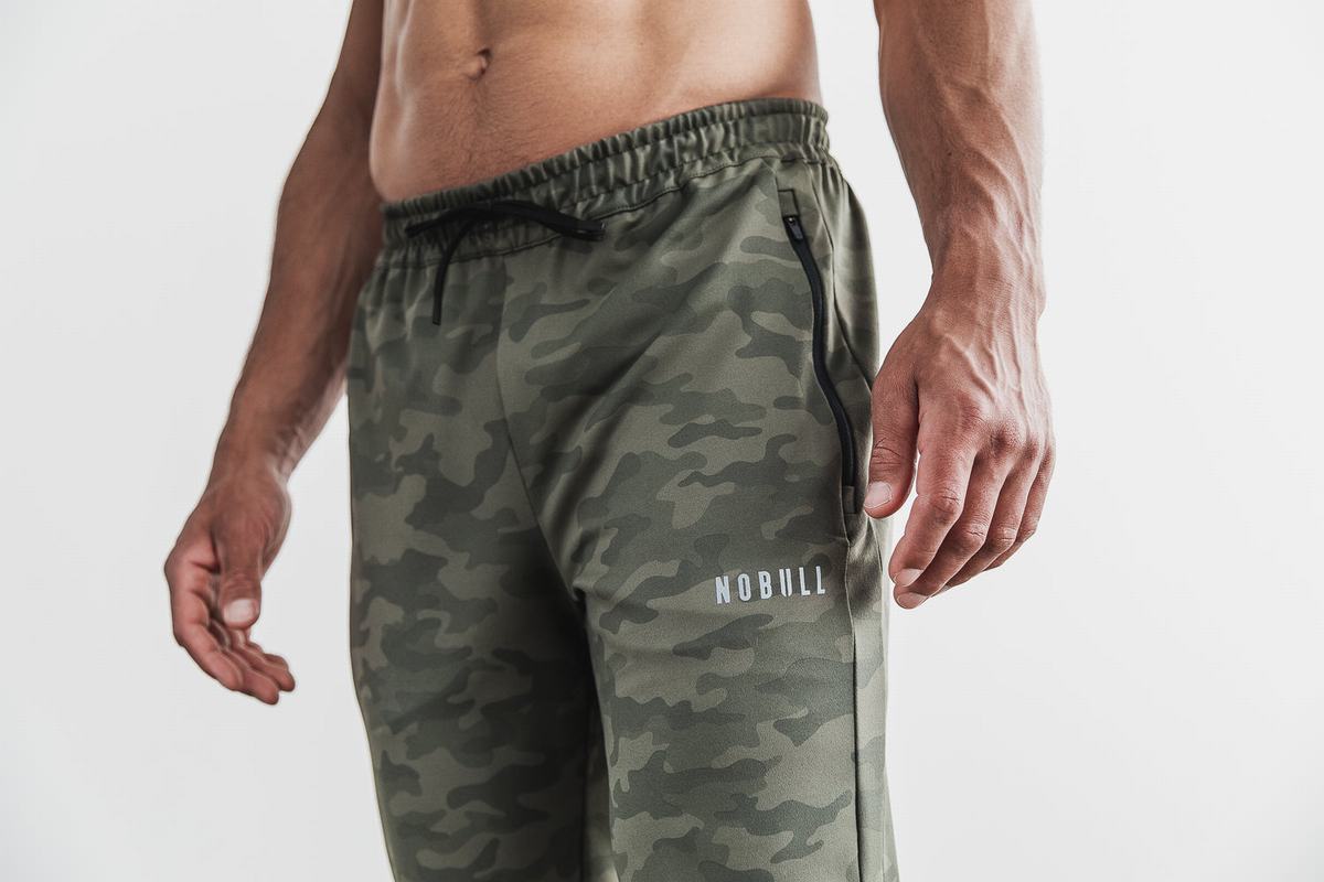 Pantalon Jogging Nobull Homme Vert Camouflage | AG1736254