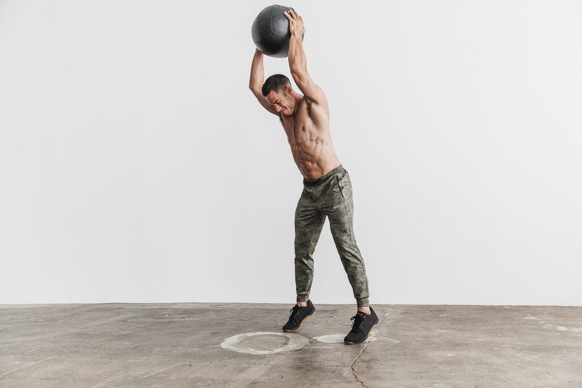 Pantalon Jogging Nobull Homme Vert Camouflage | AG1736254
