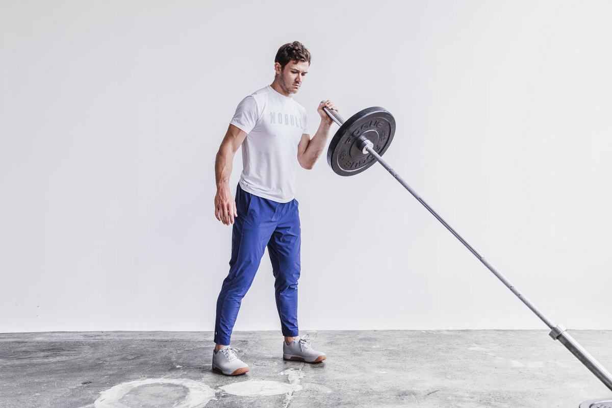 Pantalon Jogging Nobull Lightweight Woven Homme Bleu Marine | HJ6073859