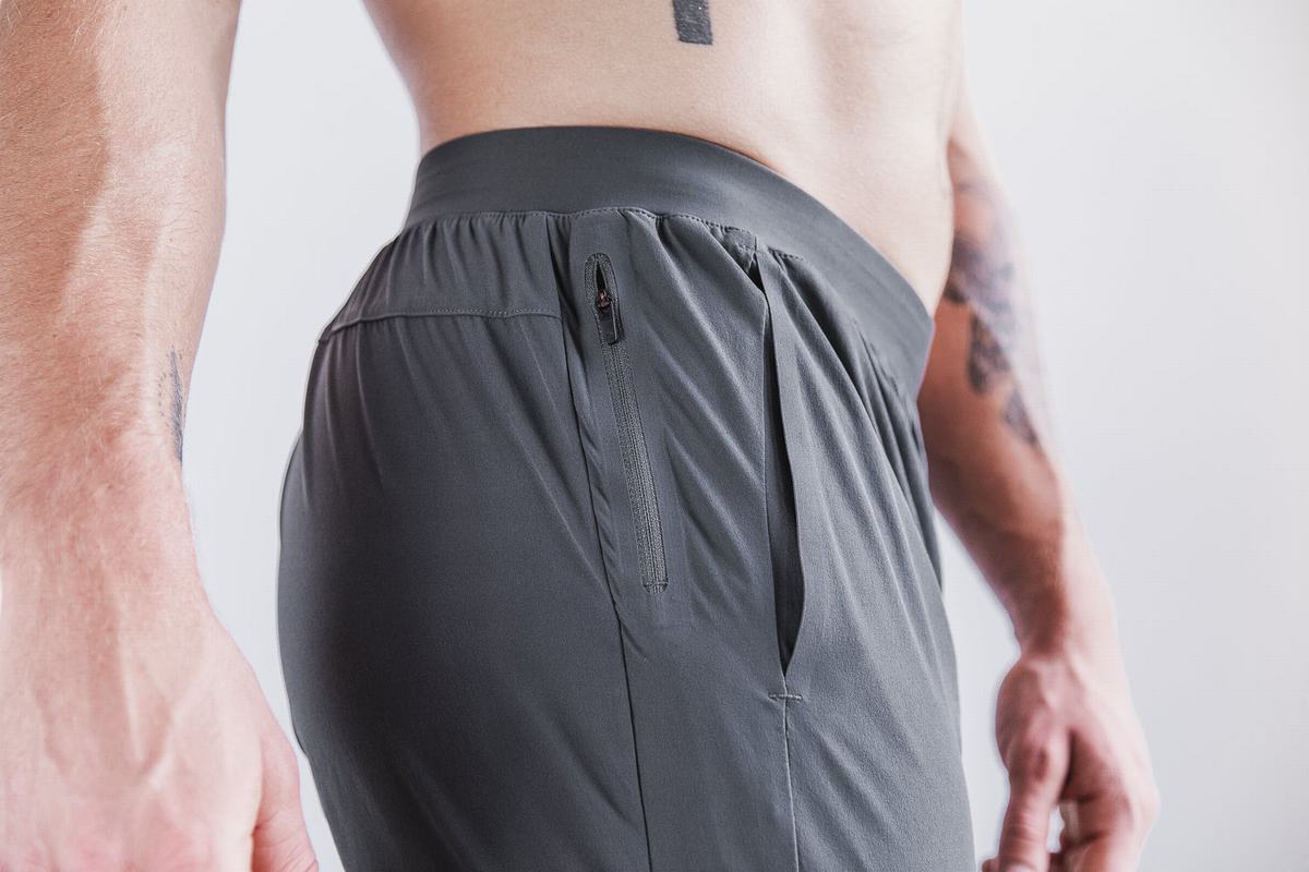 Pantalon Jogging Nobull Lightweight Woven Homme Grise Foncé | MU1492836