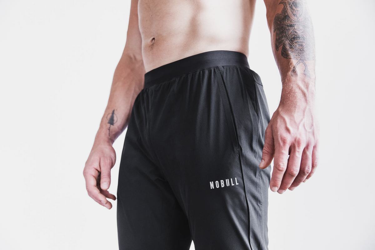 Pantalon Jogging Nobull Lightweight Woven Homme Noir | RZ3214756