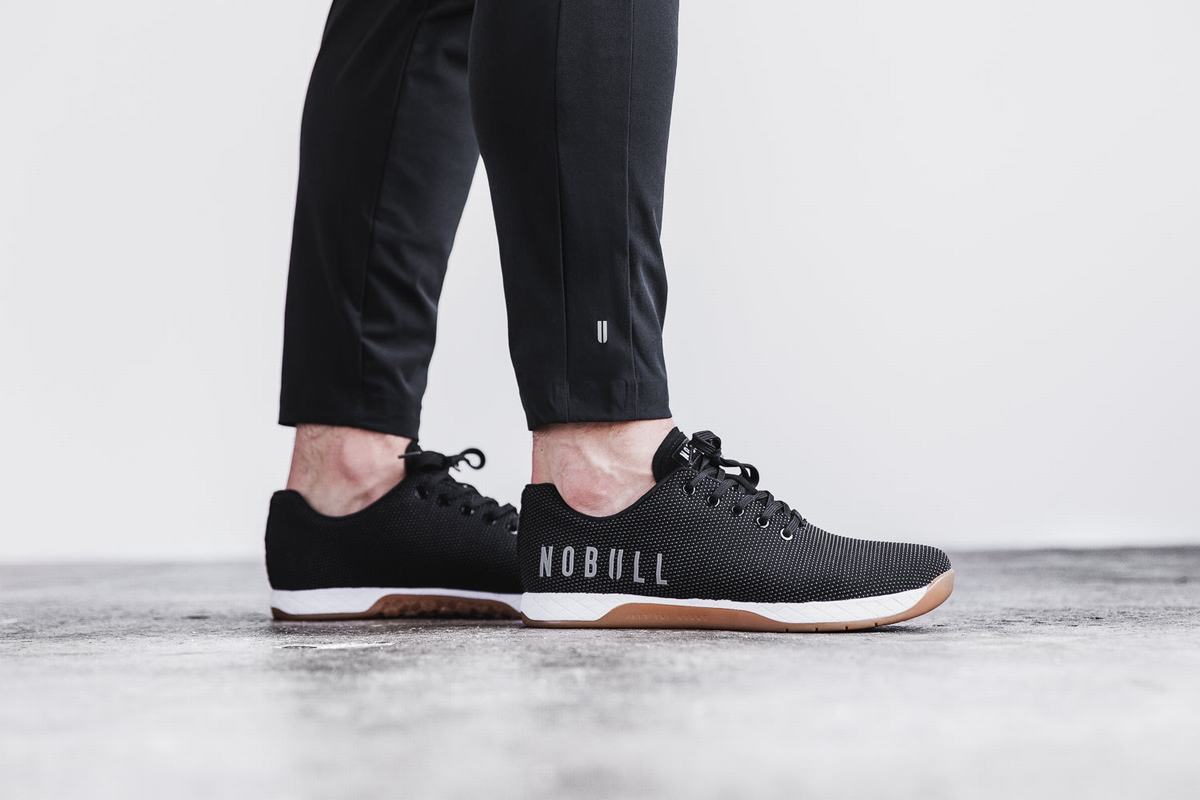 Pantalon Jogging Nobull Lightweight Woven Homme Noir | RZ3214756
