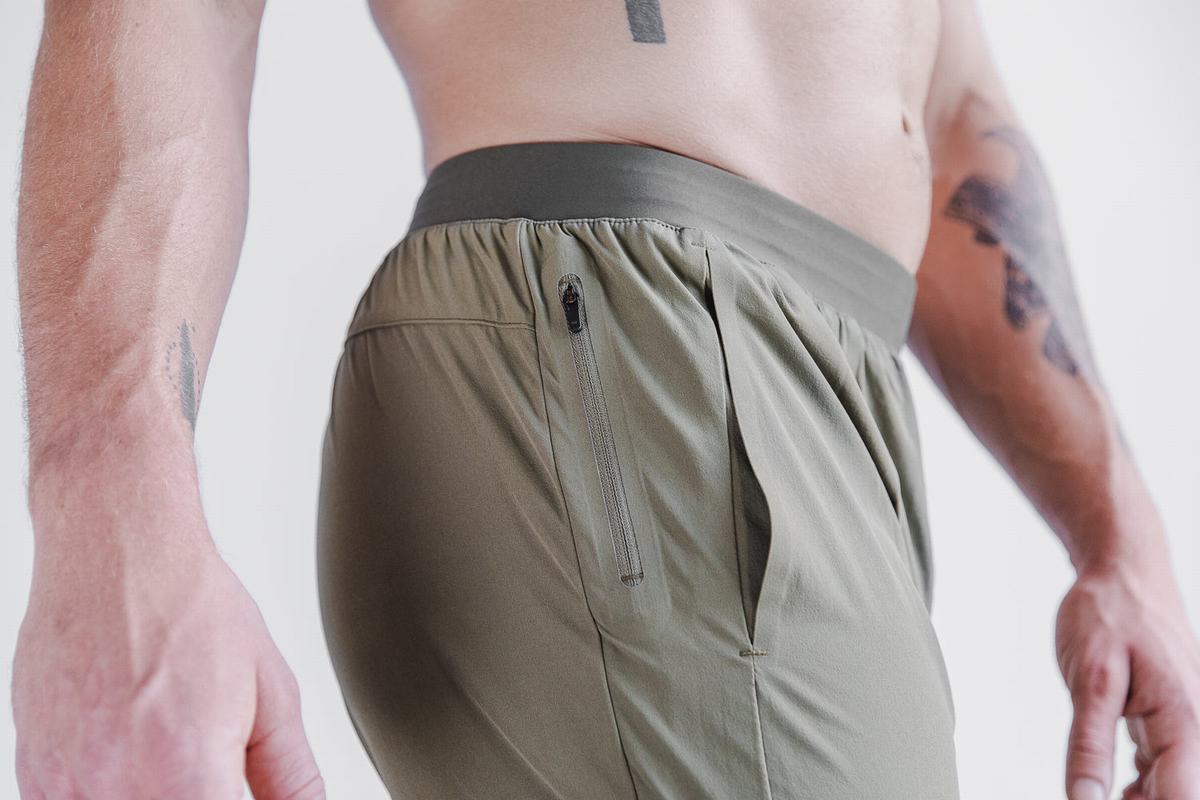 Pantalon Jogging Nobull Lightweight Woven Homme Vert | TW6483021