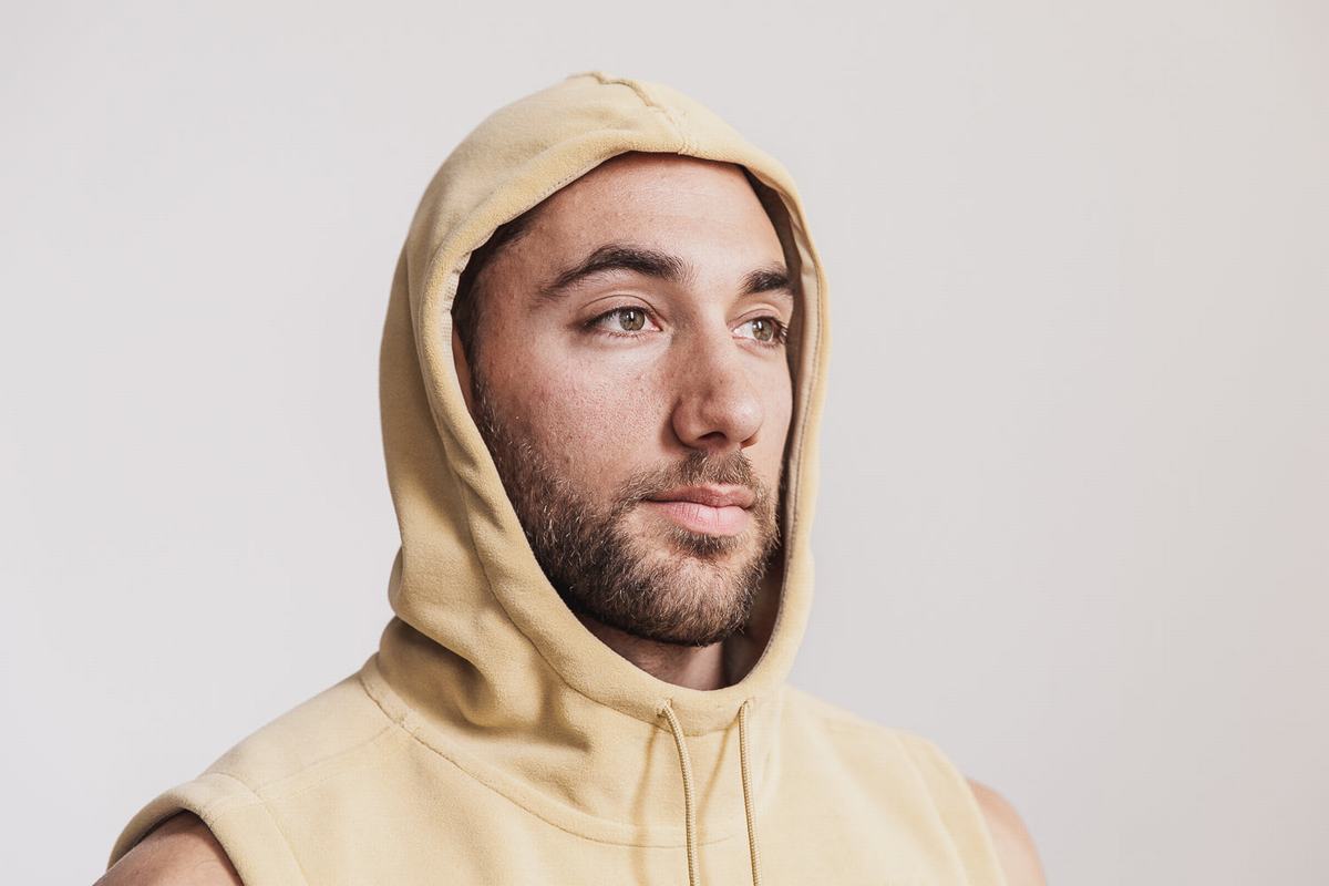 Pullover Nobull Arctic Sans Manches Homme Beige | KI9316027
