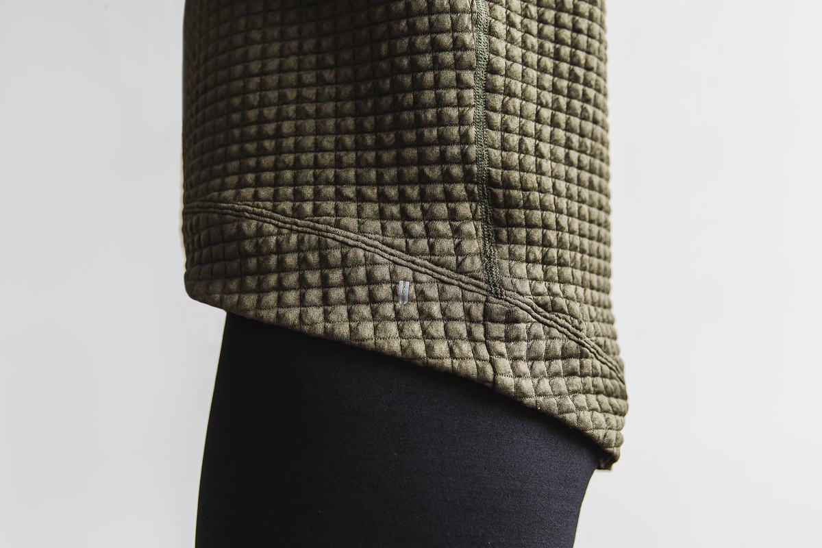 Pullover Nobull Quilted Crew Femme Vert | DK7382594