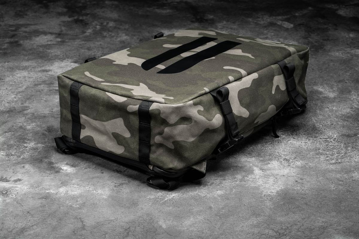 Sac de sport Nobull Horns Waxed Canvas Duffleback Femme Vert Camouflage | VX7532461