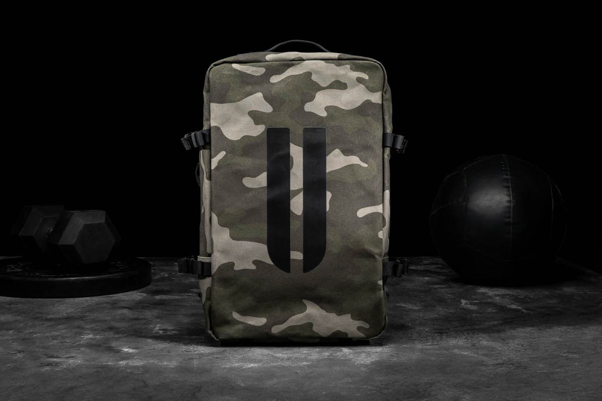 Sac de sport Nobull Horns Waxed Canvas Duffleback Femme Vert Camouflage | VX7532461