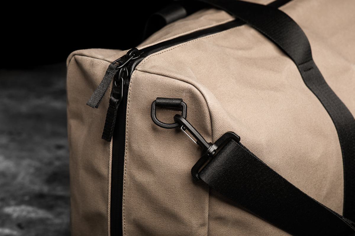 Sac de sport Nobull Waxed Canvas Duffle Femme Marron Clair | OL5281697
