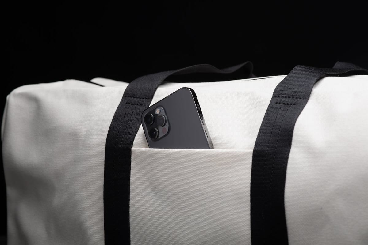 Sac de sport Nobull Waxed Canvas Duffle Homme Blanche | XQ3402791