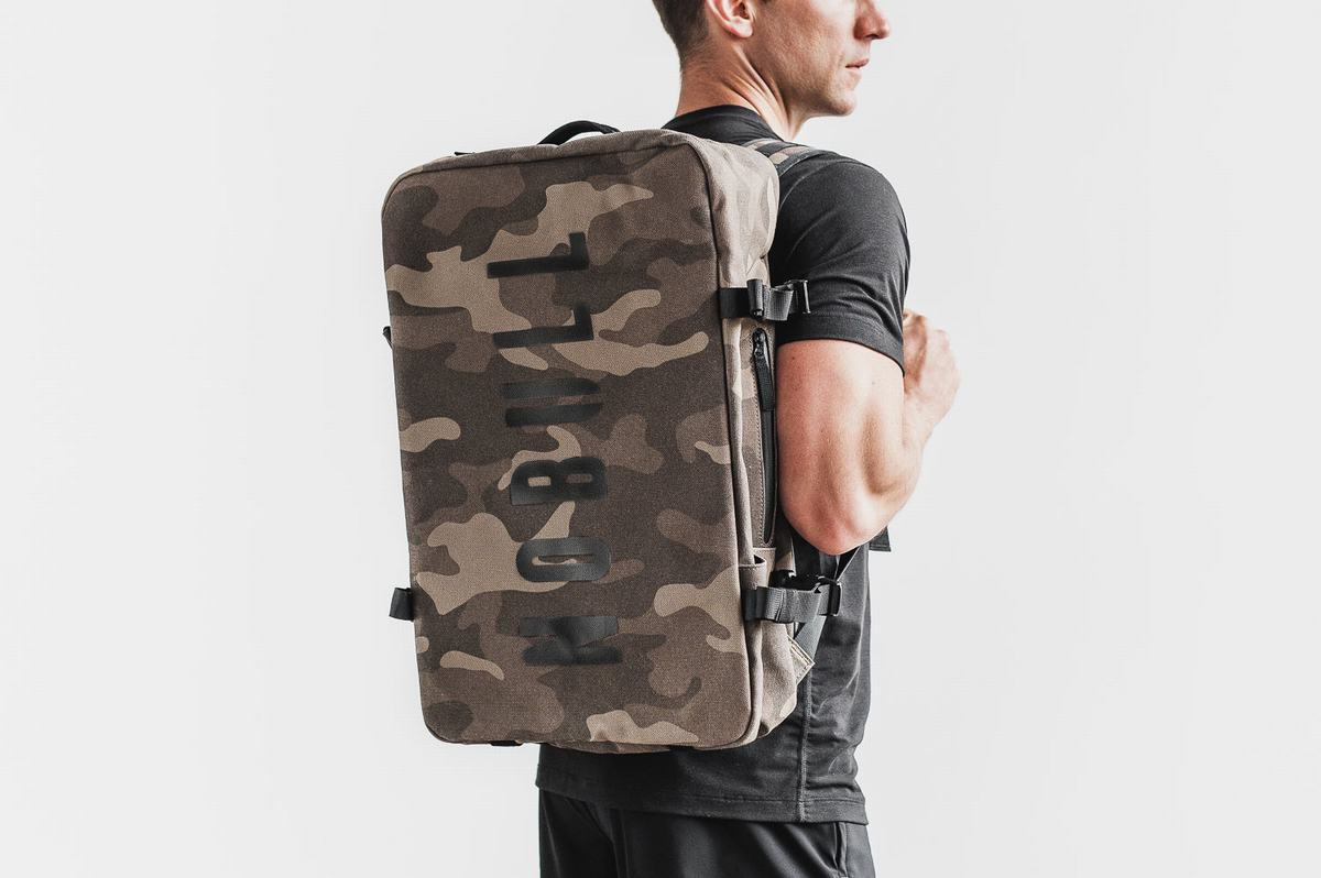 Sac de sport Nobull Waxed Canvas Duffleback Femme Camouflage | FE3285091