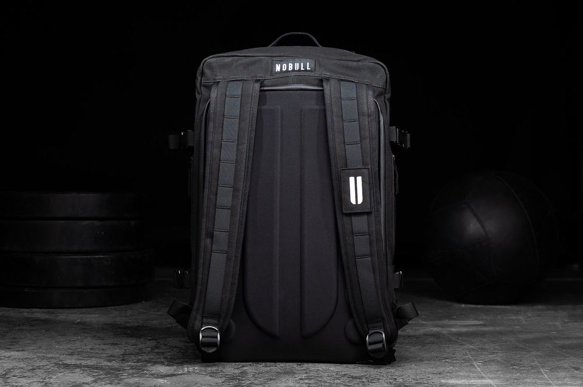 Sac de sport Nobull Waxed Canvas Duffleback Homme Noir | OC2759416