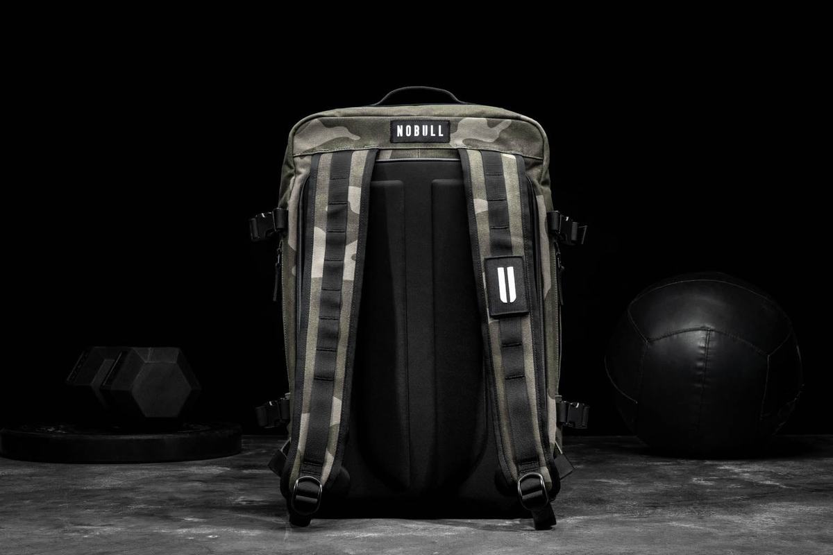 Sac de sport Nobull Waxed Canvas Duffleback Homme Vert Camouflage | WN7469513