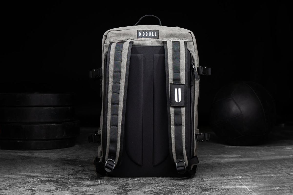 Sac de sport Nobull Waxed Canvas Duffleback Homme Grise | XY2831506