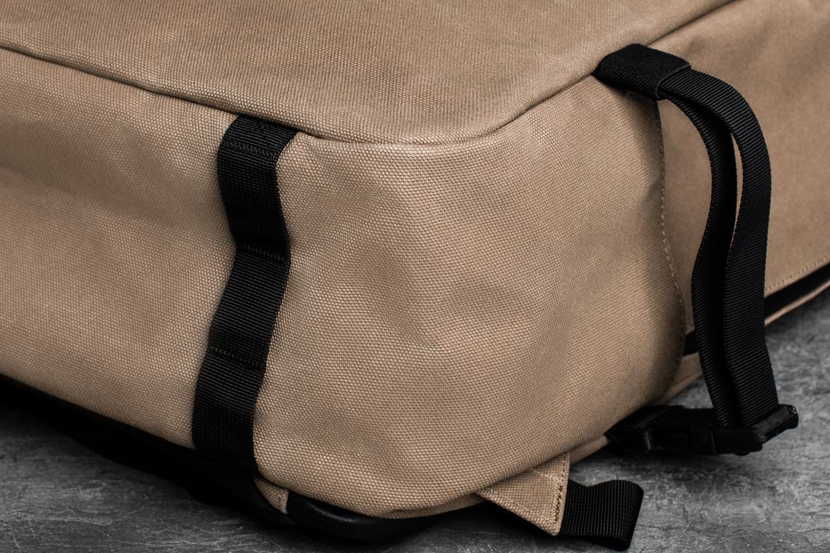 Sac de sport Nobull Waxed Canvas Duffleback Homme Marron Clair | YI4350281
