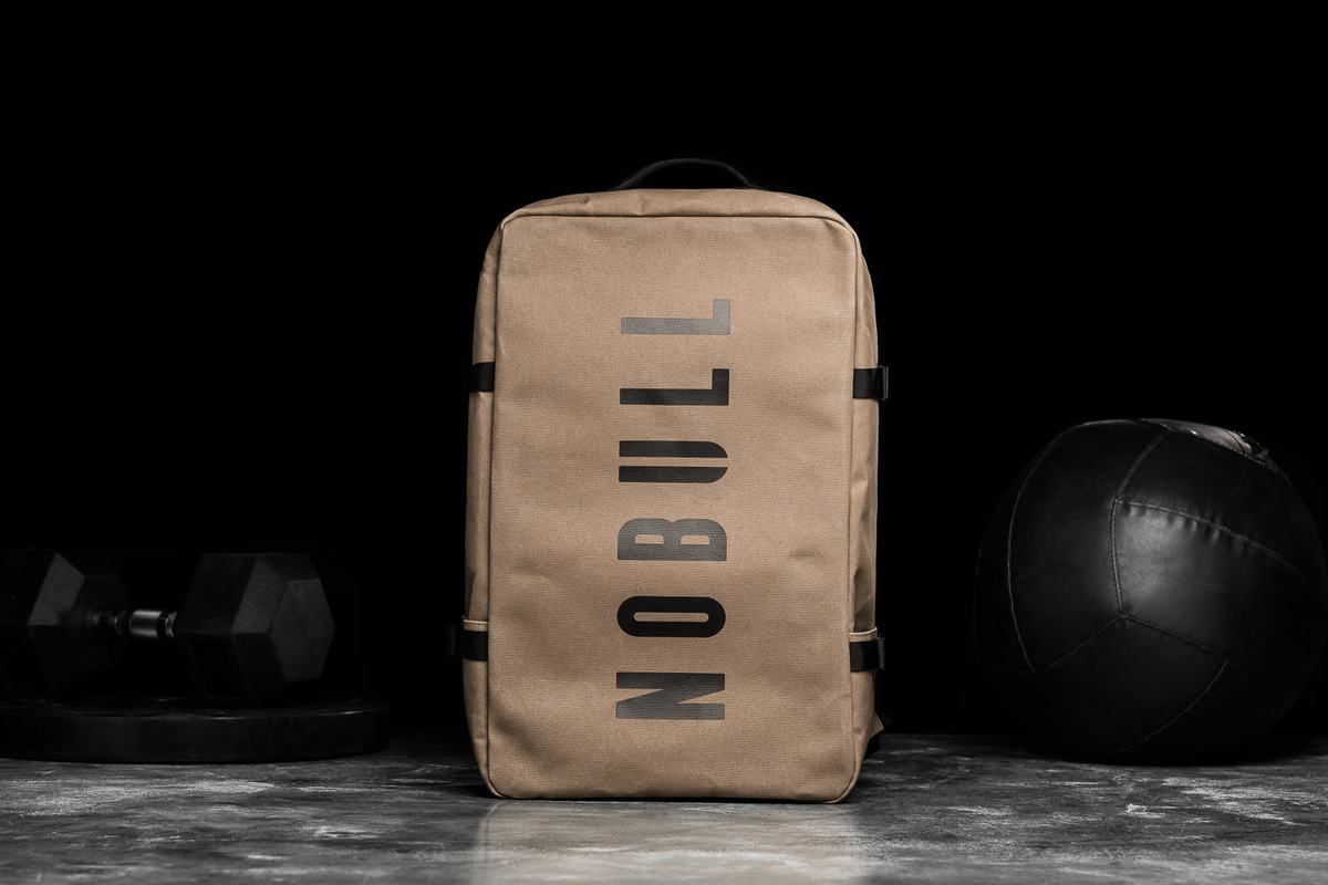 Sac de sport Nobull Waxed Canvas Duffleback Homme Marron Clair | YI4350281