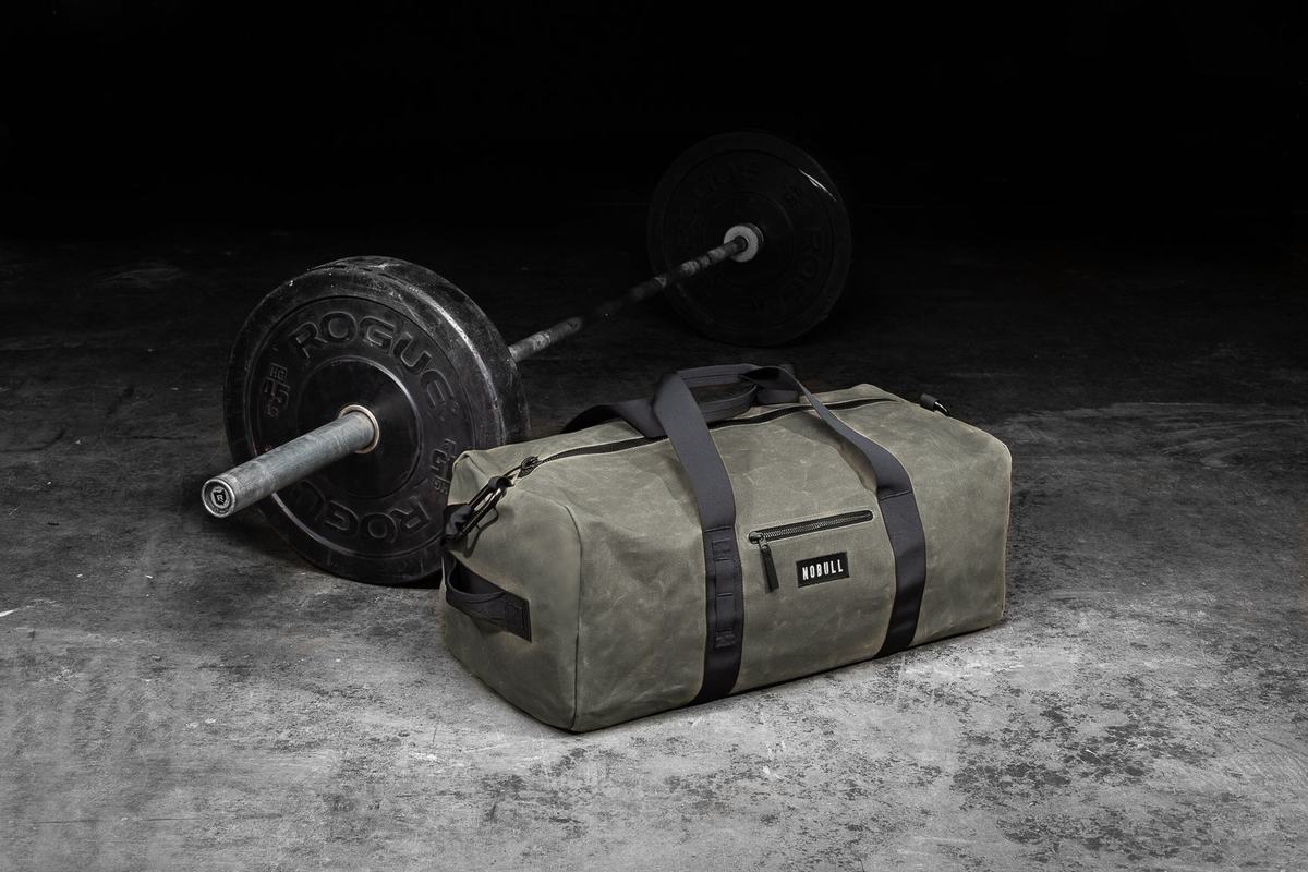 Sac de sport Nobull Xl Waxed Canvas Traditional Duffle Femme Vert Olive | JF9782503